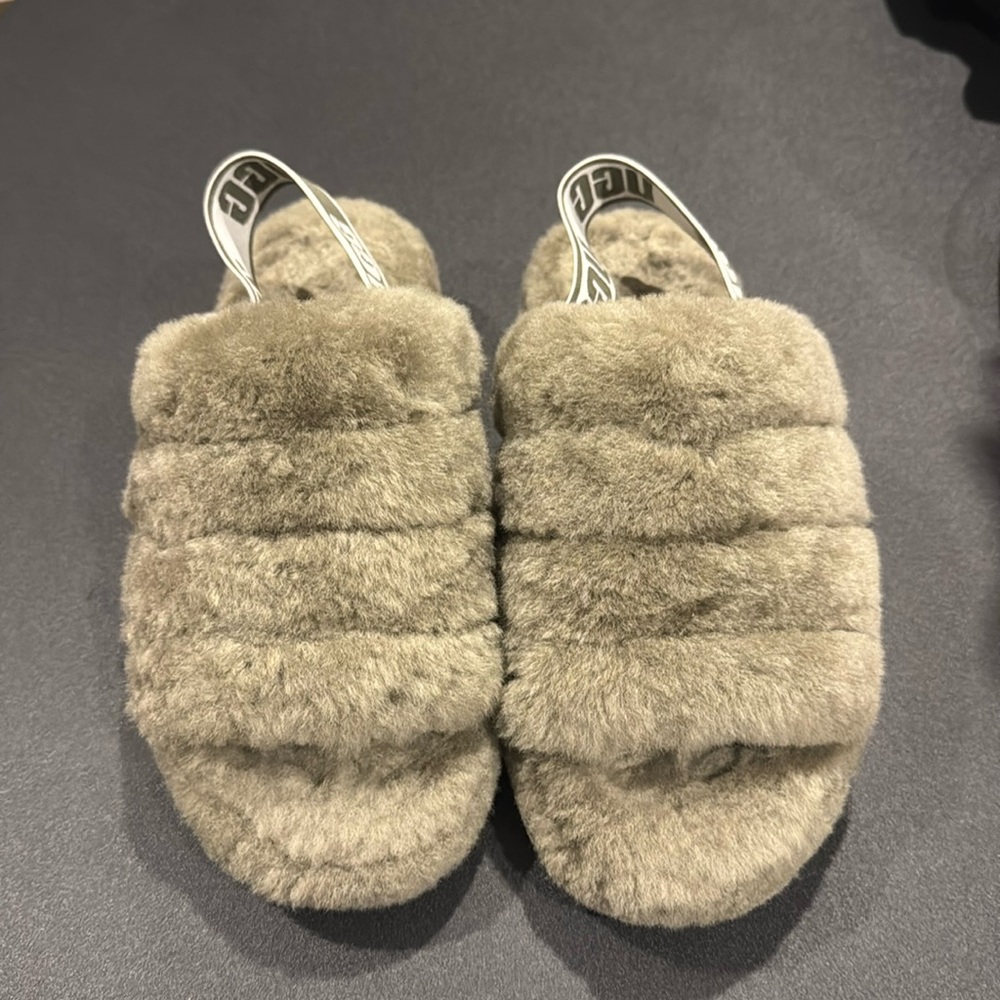 UGG Fluff Yeah Slippers - Green